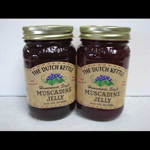 ダッチケトル マスカディンゼリー 2-19 0z 瓶 The Dutch Kettle Muscadine Jelly 2- 19 0z jars