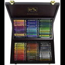 Caran d'Ache Neocolor II Water-Soluble Pastels, Wooden Gift Box - 84 Colors