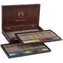 カランダッシュ パステル鉛筆 84 本セット 木箱入り (788.484) Caran D'ache Set of 84 Pastel Pencils In A...