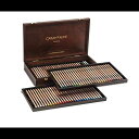 クリエイティブアートマテリアル カランダッシュ 輝度色鉛筆セット 80本セット 木箱 (6901.476) CREATIVE ART MATERIALS Car...