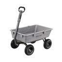 Gorilla Carts 800 Pound Capacity Heavy Duty Poly Yard Garden Steel Dump Utility ...