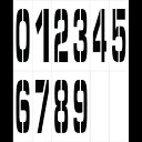 National Marker Corp. PMN36 個別文字ステンシル番号セット 36 インチ NMC National Marker Corp. PMN3...