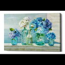 Epic Graffiti A Beautiful Day at The Beach by Danhui NAI Gisele Canvas Wall Art, Blue