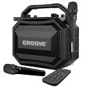 Bluetooth/AUX/USB/SD カード接続、2 つのワイヤレスおよび有線マイク、高度なオーディオ コントロールを備えたポータブル カラオケ マシン パ...