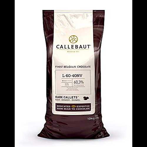 Barry Callebaut ダーク チョコレート クーベルチュール カレ - L-60-40NV-595 ケース (ケース 2-22 ポンド バッグ) Cacao Barry Barry Callebaut Dark Chocolate Couverture Callets - L-60-40NV-595 Case (Case 2-22 lb Bags) Barry Callebaut ダーク チョコレート クーベルチュール カレ - L-60-40NV-595 ケース (ケース 2-22 ポンド バッグ) Cacao Barry Barry Callebaut Dark Chocolate Couverture Callets - L-60-40NV-595 Case (Case 2-22 lb Bags)