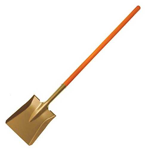 C.S. Unitec CS Unitec EX1005-270A 230 X 270 mm Non-Sparking Aluminum Bronze (Albr) Square Shovel with Nupla Handle C.S. Unitec CS Unitec EX1005-270A 230 X 270 mm Non-Sparking Aluminum Bronze (Albr) Square Shovel with Nupla Handle