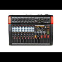 Audio2000 の AMX7373 8 チャンネル オーディオ ミキサー、320 DSP サウンド エフェクト、サブアウト レベル コントロール フェーダーを備えたステレオ サブ アウト、全チャンネルのレベル コントロール フェーダー、および USB/コンピューター インターフ