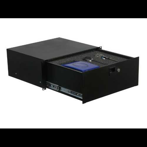 ǥå ADFRD04 3 ڡ  ե ץ å ɥ ꡼ åդ Odyssey ADFRD04 3 Space Diced Foam Pro Rack Drawer Accessory With Lock