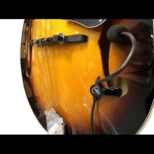 The Feather Mandolin Pickup with Flexible Micro-Gooseneck by Myers Pic...