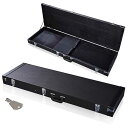 AW Electric Bass Guitar Hard Case Wooden Hard Shell Carrying Case Lockable with ...