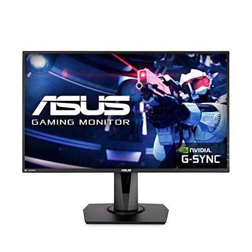 ASUS VG278QR 27 Gaming Monitor 165Hz Full HD (1920 x 1080) 0.5ms G-SYNC Eye Care DisplayPort HDMI DVI, Black ASUS VG278QR 27 Gaming Monitor 165Hz Full HD (1920 x 1080) 0.5ms G-SYNC Eye Care DisplayPort HDMI DVI, Black