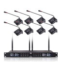 XTUGA CM280 UHF 8 チャンネル プロフェッショナル グースネック マイク システム 会議用マイク 固定周波数 超低背景ノイズ & 大規模な会議、人前での講演用に設計 (周波数 A) XTUGA CM280 UHF 8 Channels Professional Gooseneck Microphone Sys