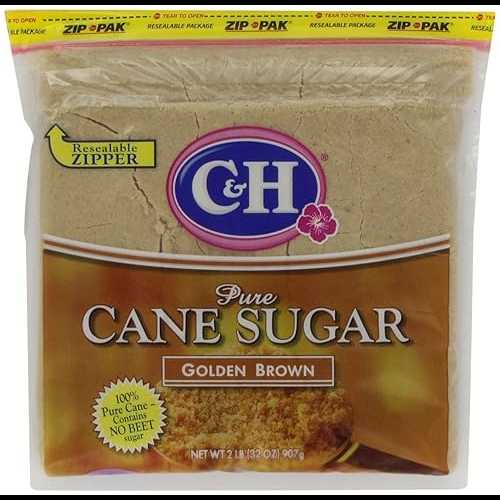 C&H Sugar C&H Pure Cane, Granulated Golden Brown Sugar, 2 lb
