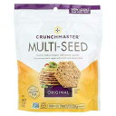 マルチシード クラッカー オリジナル 4.50 オンス (12 個入り) Crunchmaster Multi-Seed Crackers Original 4.50 Ounces (Case of 12)(4)