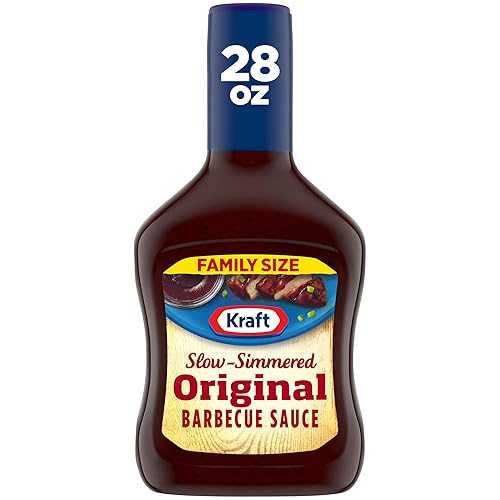 Kraft Original Slow-Simmered BBQ Barbecue Sauce Family Size (12 ct Pack, 28 oz Bottles)