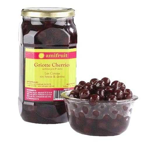 キルシュのアミフルーツチェリー 33.8オンス Amifruit Cherries in Kirsch 33.8 oz