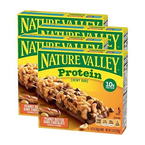 Nature Valley Chewy Granola Bar, Protein, Gluten Free, Peanut Butter D...