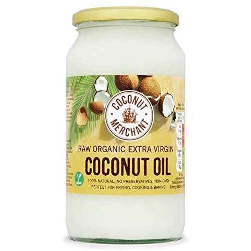 Coconut Merchant Raw Organic Extra Virgin Coconut Oil - 1L (33.81fl oz...