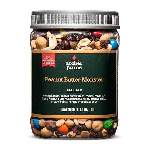 ピーナッツバター モンスター トレイル ミックス - 34オンス (新パッケージ) Archer Farms Peanut Butter Monster Trail Mix - 34oz (New Package)