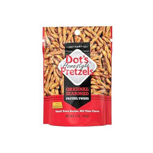 Dot's Homestyle Pretzels 5 Ounce Snack Size Individual Packs Seasoned Pretzel Twists (Original, 5 Ounce (Pack of 1))のサムネイル