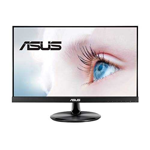 ASUS VP229Q 21.5 インチ モニター、1080P フル HD、75Hz、IPS、FreeSync/Adaptive-Sync、Eye Care、HDMI DisplayPort VGA、フレームレ..