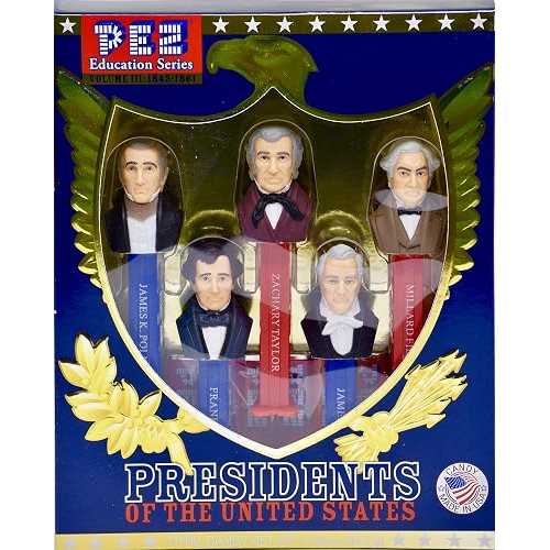 PEZ キャンディ大統領の米国ディスペンサー: 第 3 巻 - 1845 ~ 1861 年 Pez Candy Presidents of The United States Dispensers: Volume 3-1845-1861