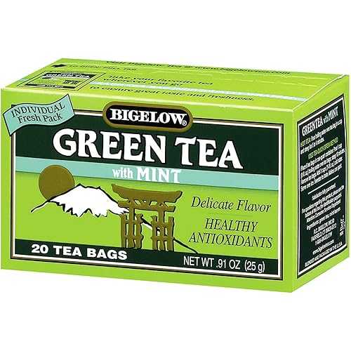 Bigelow Tea ミント入り緑茶、20 ct Bigelow Tea Green Tea with Mint, 20 ct
