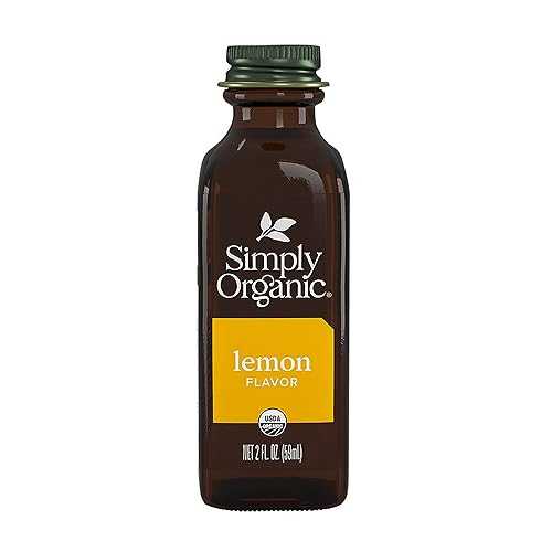 Simply Organic Lemon Flavor, Certified Organic 2 oz Pack of 6
