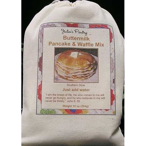 Julia's Pantry Buttermilk Pancake & Waffle Mix, 10oz Cloth Gift Bag