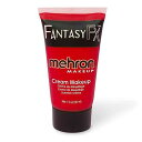 Mehron Makeup Fantasy FX Cream Makeup Water Based Halloween Makeup Red Face t & Body t For Adults 1 fl oz (30ml) (RED)