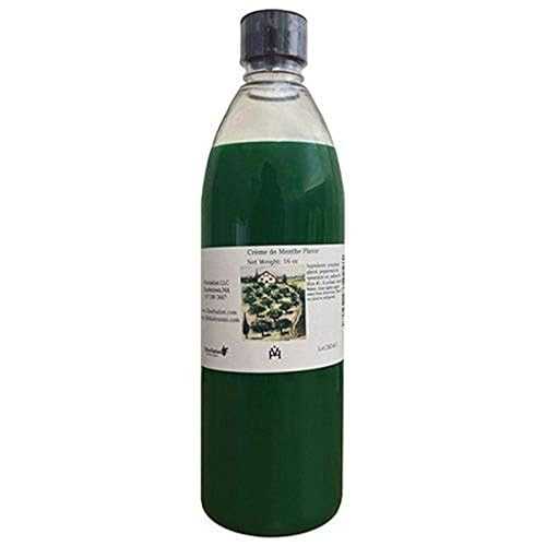 OliveNation Creme de Menthe Flavor, Non Alcoholic Sugar Free Green Rich Mint Bakery Flavoring, PG Free, Non-GMO, Gluten Free, Kosher, Vegan - 8 oz OliveNation Creme de Menthe Flavor, Non Alcoholic Sugar Free Green Rich Mint Bakery Flavoring, PG Free, Non-GMO, Gluten Free, Kosher, Vegan - 8 oz
