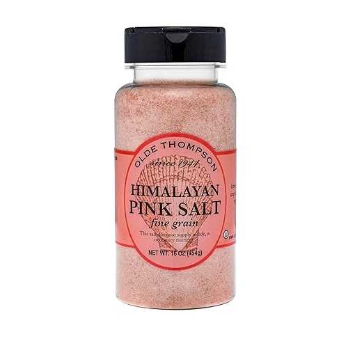Olde Thompson Since 1944 Himalayan Pink Fine Refill Salt, 16 Ounce, Clear