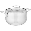 Cuisinart Contour Stainless 5-Quart Dutch Oven with Glass Cover, Silver(3)