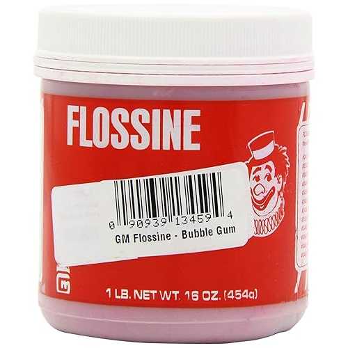 ゴールドメダルフロシン缶、バブルガム、1ポンド Gold Medal Flossine Can, Bubble Gum, 1-Pound