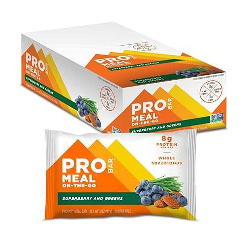 PROBAR - Meal Bar, Superberry & Greens, Non-GMO, Gluten-Free, Healthy,...