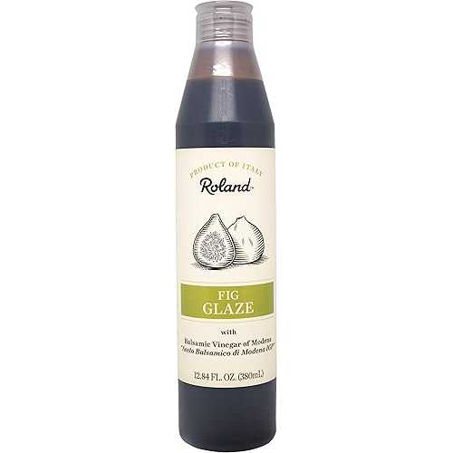 Roland Foods Fig Balsamic Vinegar Glaze of Modena, Specialty Imported Food, 12.84-Ounce