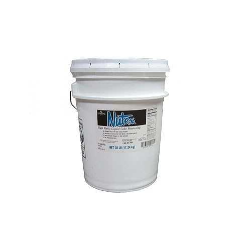 Stratas Foods Nutex Hi-Ratio Cake Liquid Shortening, 38 Pound -- 1 each. Stratas Foods Nutex Hi-Ratio Cake Liquid Shortening, 38 Pound -- 1 each.