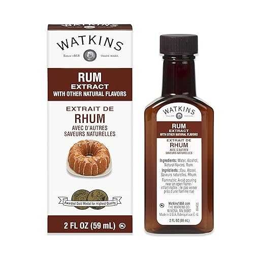 Watkins Rum Extract with Other Natural Flavors, 2 oz. Bottles, Pack of 6 (Pack May Vary) Watkins Rum Extract with Other Natural Flavors, 2 oz. Bottles, Pack of 6 (Pack May Vary)