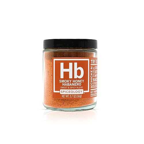 Spiceology - Smoky Honey Habanero - Sweet and Spicy Honey BBQ Rub - Spices and Seasonings - 5.7 oz