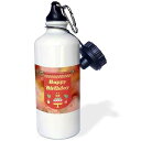 3dRose Happy 90th Birthday Banner, Cake with Gifts and Balloons-Sports Water Bot...