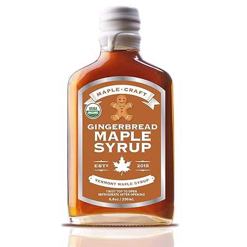 メープルクラフトフーズ ジンジャーブレッド バーモントメープルシロップ (オーガニック) Maple Craft Foods, Gingerbread Vermont Maple Syrup (Organic)