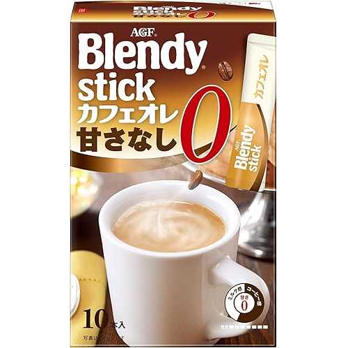 Stick Cafe Au Lait No Sweetness 3.1oz 10Sticks 2pcs Japanese Instant C...