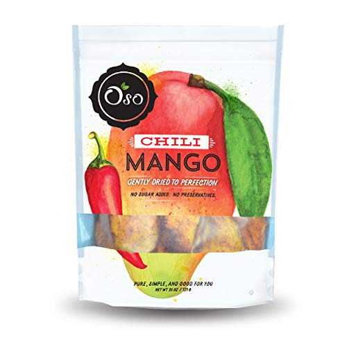 Oso スナック ドライチリマンゴースライス - 砂糖や保存料無添加 - 大きなピースのみ！26オンス Oso Sn..