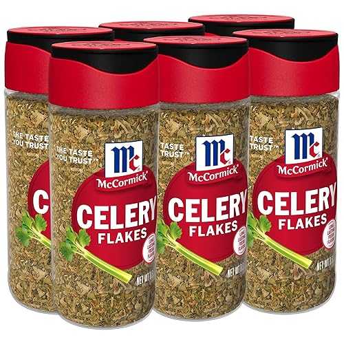 マコーミック セロリフレーク、0.5オンス (6個パック) McCormick Celery Flakes, 0.5 oz (Pack of 6)