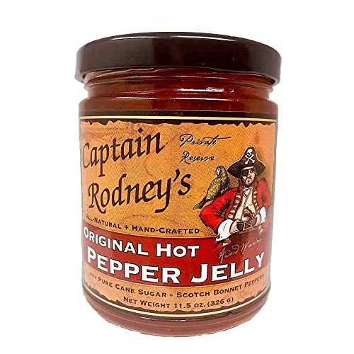 Captain Rodney's Private Reserve Jelly, Hot Pepper, 11.5 Ounce Captain Rodney's Private Reserve Jelly, Hot Pepper, 11.5 Ounce