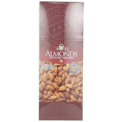 Madi K's ヒッコリー スモーク アーモンド、2 オンス袋 (36 個パック) Madi K's Hickory Smoked Almond..