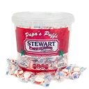 Stewart Old Fashioned Peppermint Candy Puffs Individually Wrapped Candy Pure Can...