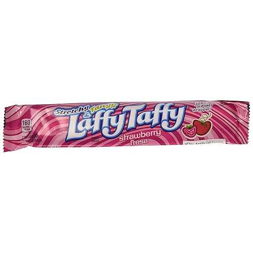 ラフィー タフィー ストロベリー シングル、24 枚 Laffy Taffy Strawberry Singles, 24 Count