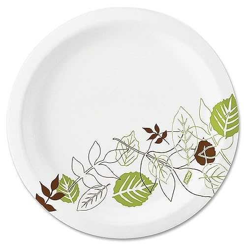 Georgia-Pacific DIXIE UX9PATH Pathways Table Ware, 8 1/2 inch, Pattern