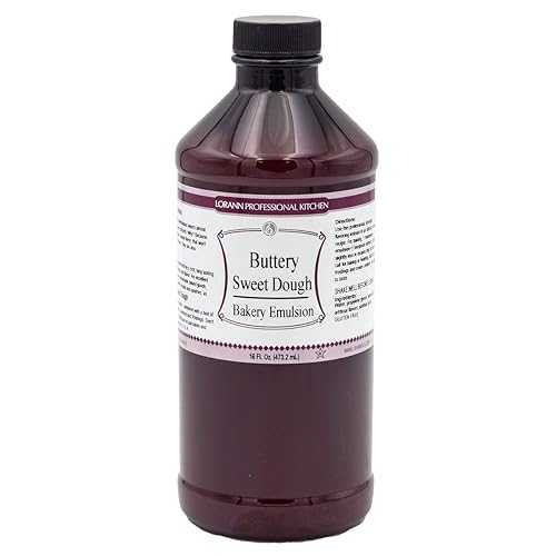Lorann Oils Buttery Sweet Dough Bakery Emulsion: Authentic Sweet Dough Taste, Ideal for Amplifying Sweet Bready Notes in Baked Goods, Gluten-Free, Keto-Friendly, Sweet Dough Flavoring Essential